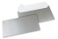 Farbige Couverts Papier - Silber, 110 x 220 mm | Couvertsbestellen.ch