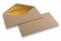 Couverts aus Kraftpapier mit Innenfutter - 110 x 220 mm (EA 5/6) Gold