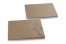 Kartonverpackung mit Kordelverschluss - 162 x 229 x 25 mm, braun-kraft | Couvertsbestellen.ch