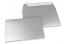 Farbige Couverts Papier - Silber metallic, 114 x 162 mm | Couvertsbestellen.ch