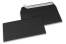 Farbige Couverts Papier - Schwarz, 110 x 220 mm | Couvertsbestellen.ch