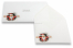 Kerstkaart enveloppen - 3d kerstman | Couvertsbestellen.ch