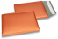 Luftpolstertaschen matt metallic umweltfreundlich - Orange 180 x 250 mm | Couvertsbestellen.ch