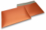 Luftpolstertaschen matt metallic umweltfreundlich - Orange 320 x 425 mm | Couvertsbestellen.ch