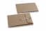 Kartonverpackung mit Kordelverschluss - 114 x 162 x 25 mm, braun-kraft | Couvertsbestellen.ch