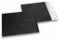 Schwarze Foliencouverts matt metallic farbig - 165 x 165 mm | Couvertsbestellen.ch