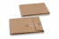 Kartonverpackung mit Kordelverschluss - 114 x 162 x 25 mm, braun | Couvertsbestellen.ch