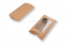 Geschenkverpackung Braun - 114 x 162 x 35 mm - mit Fenster 70 x 120 mm | Couvertsbestellen.ch